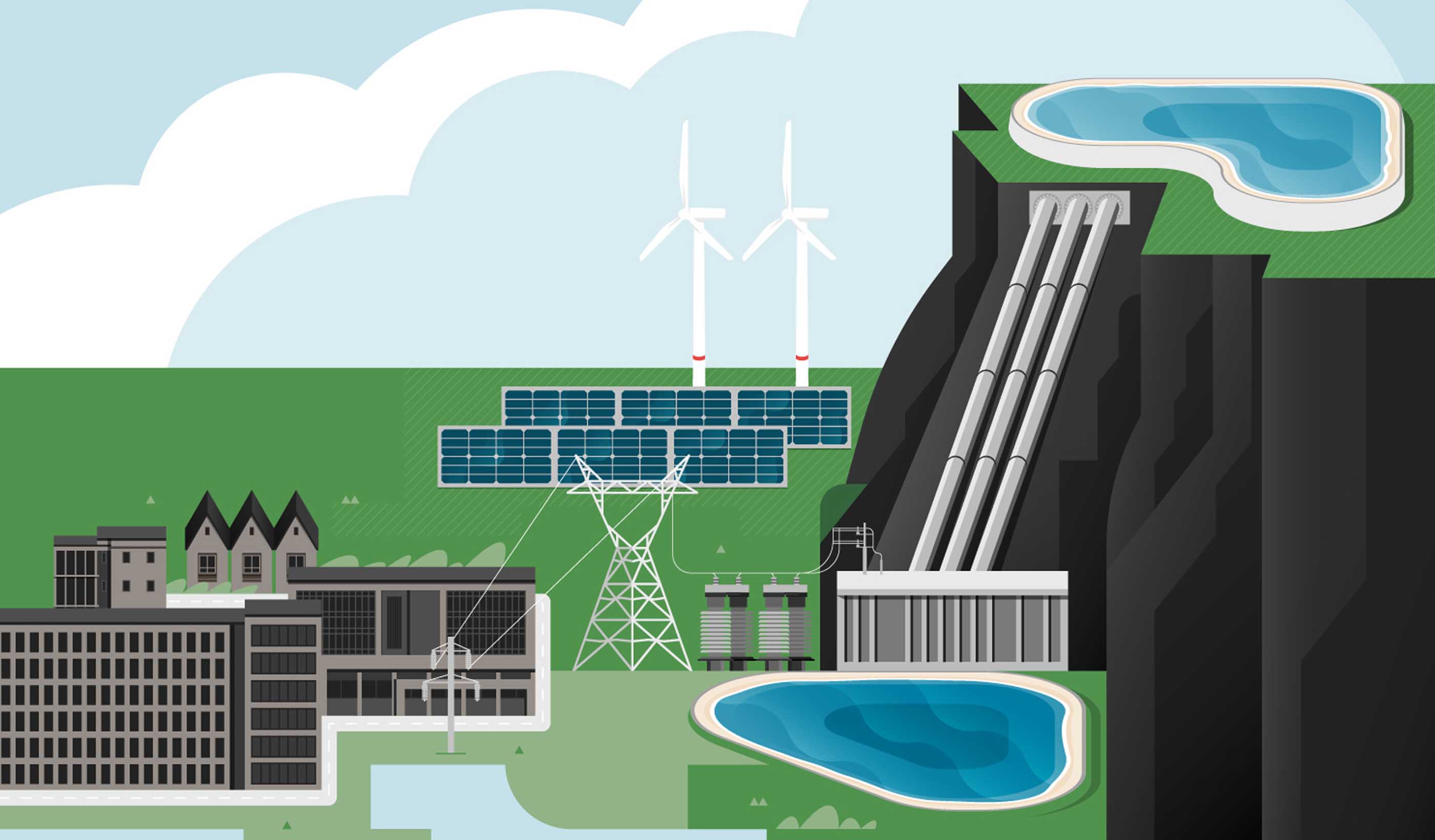 Small scale hydroelectric power plants used to possibly solve California's energy crisis